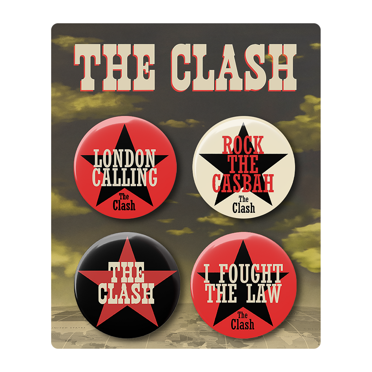 The World According to the Clash | Badge Set