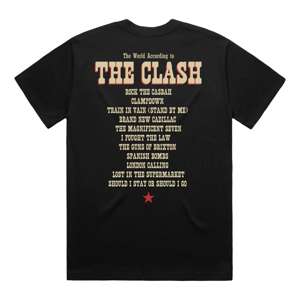 The World According to the Clash | Black Logo T-Shirt