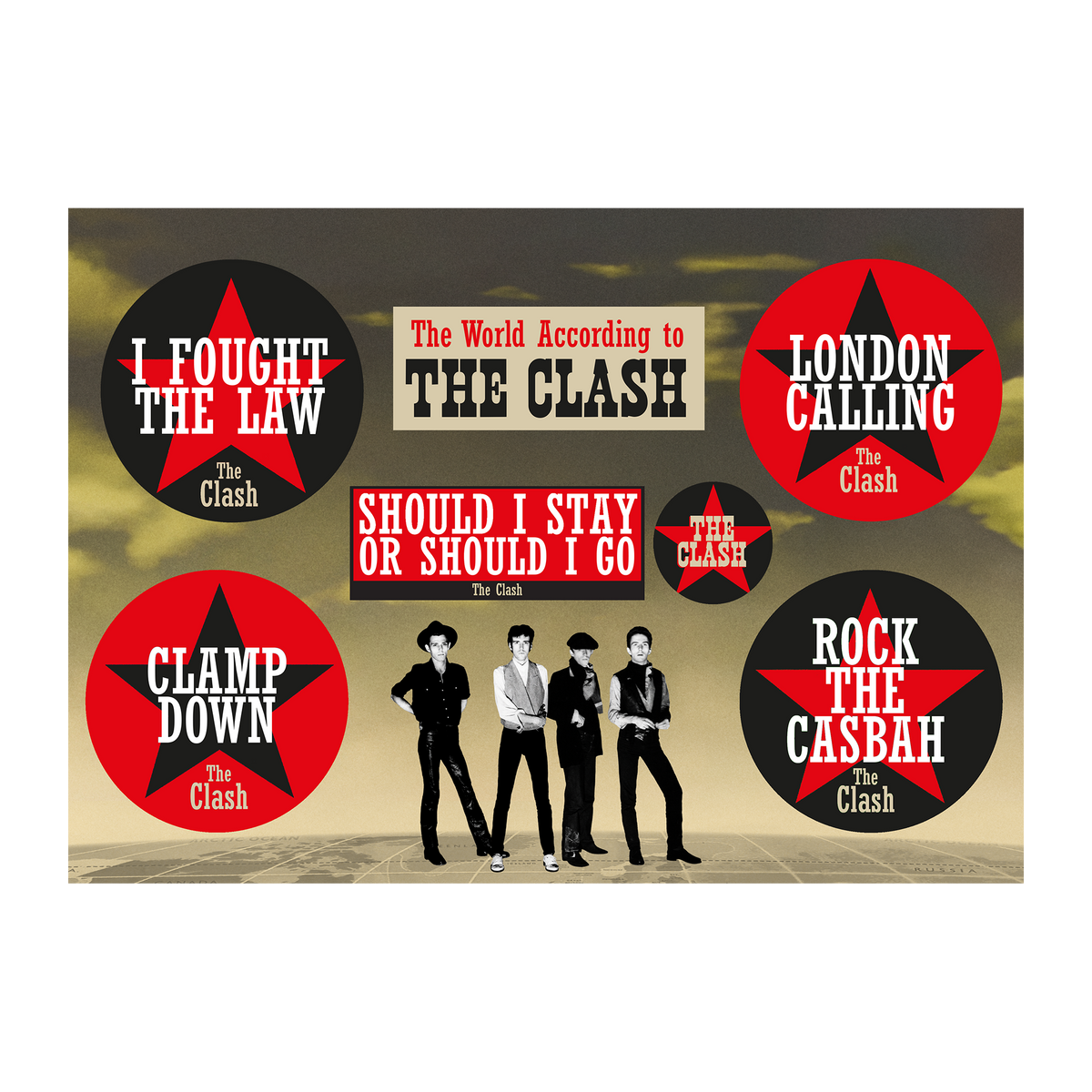 The World According to the Clash | Sticker Set
